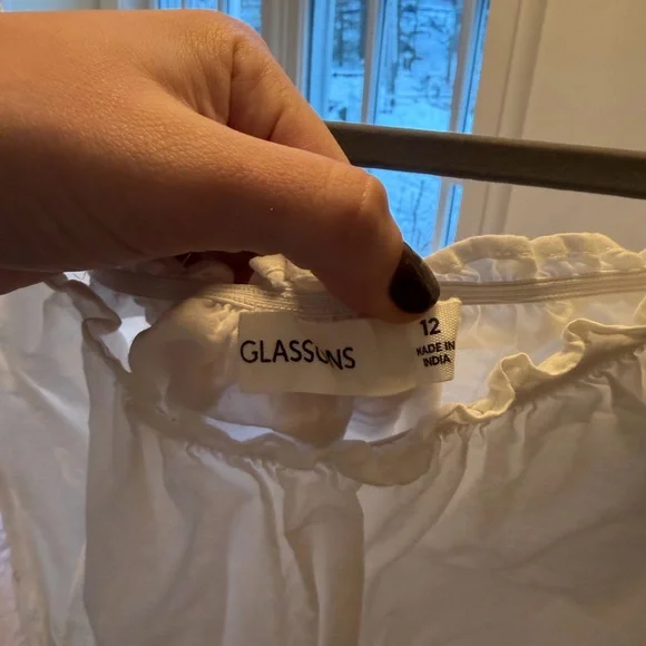 Glassons Cream Ruffle Detail Top - Picture 2 of 2